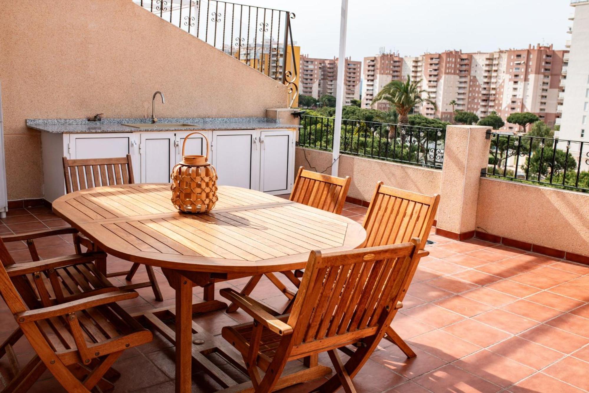 Perla De Mar - Atico Con Amplia Terraza 40M2, Piscina Y Parking En Playa Canet Canet d'En Berenguer Eksteriør bilde