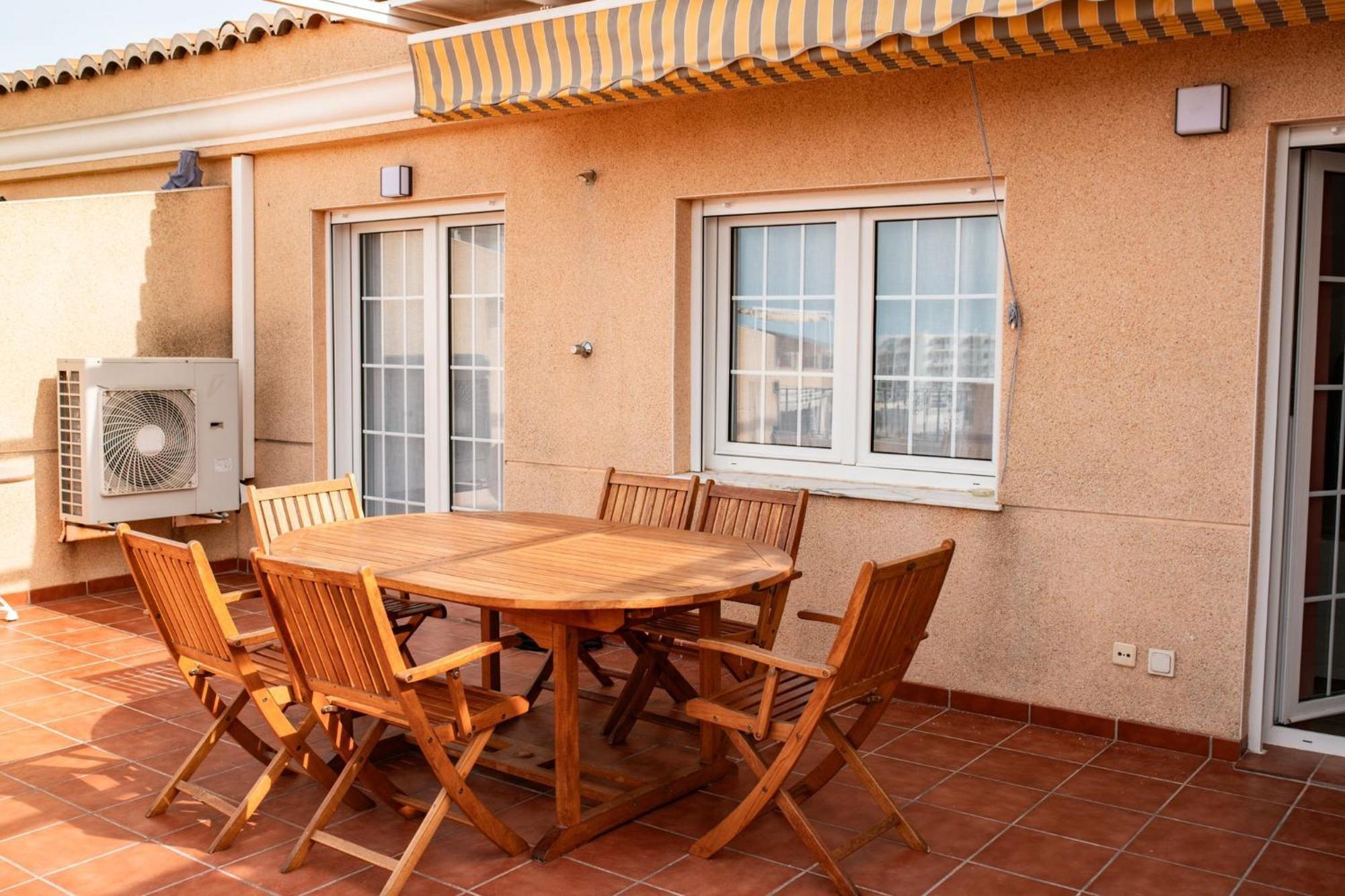 Perla De Mar - Atico Con Amplia Terraza 40M2, Piscina Y Parking En Playa Canet Canet d'En Berenguer Eksteriør bilde